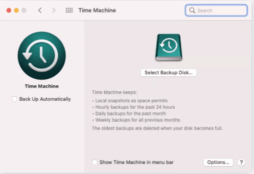 Restore Time Machine Backup From the Mac Recovery Mode