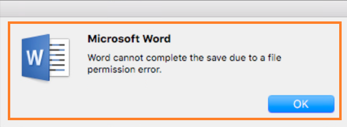 word cannot save error