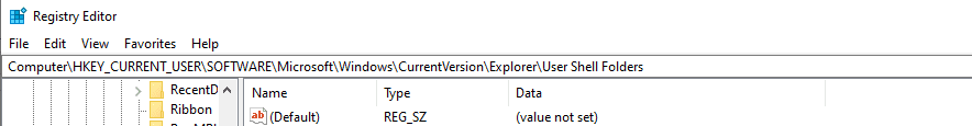 Edit registry values to fix error check temp environment variable.