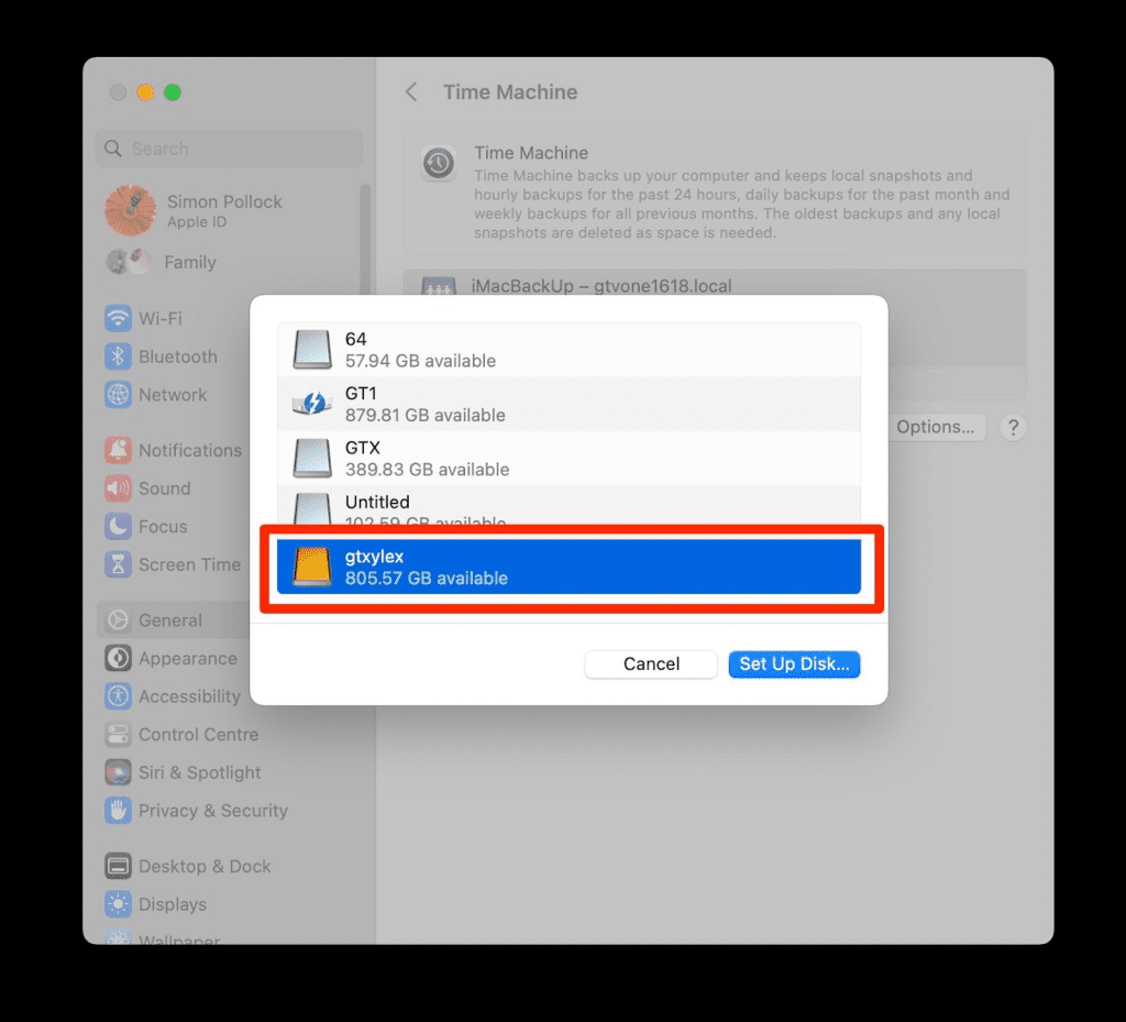 Create a Backup disk for CF card on Mac