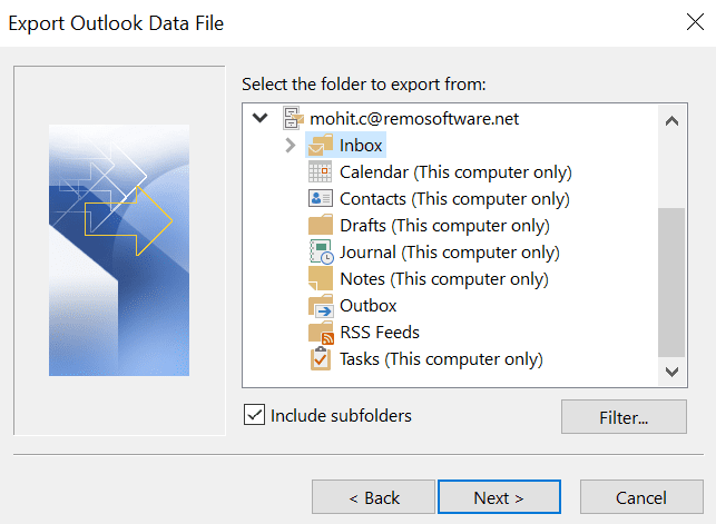 select-folders-for-export