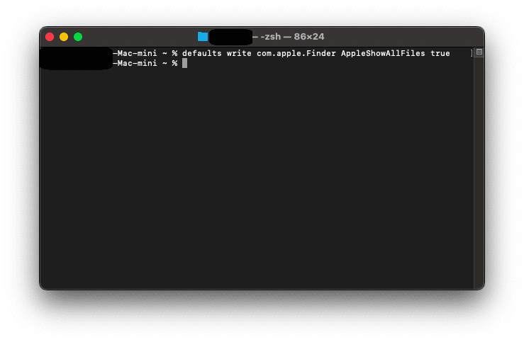 try $ defaults write com.apple.Finder AppleShowAllFiles true command in the terminal to view all hidden files