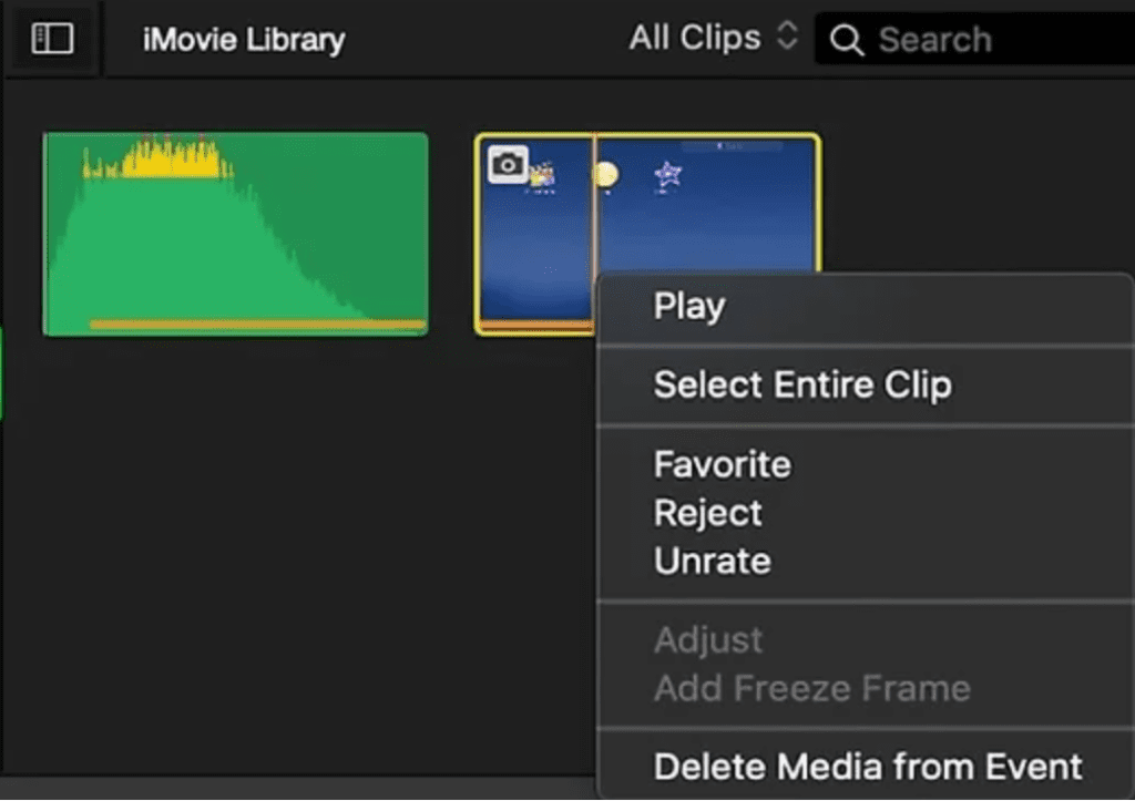 reimport-video-clip-to-imovie-to-fix-black-screen