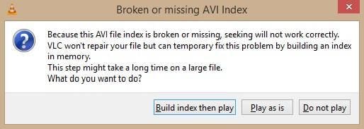 Broken AVI index